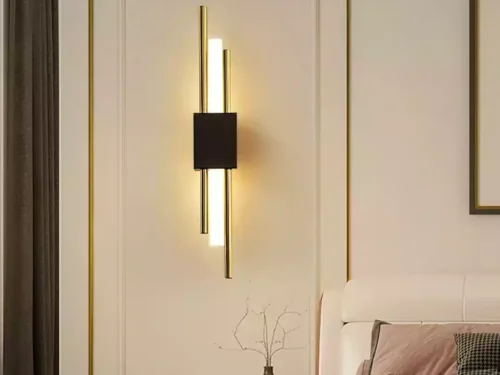 ابليك شمعة اسود في ذهبي 6w