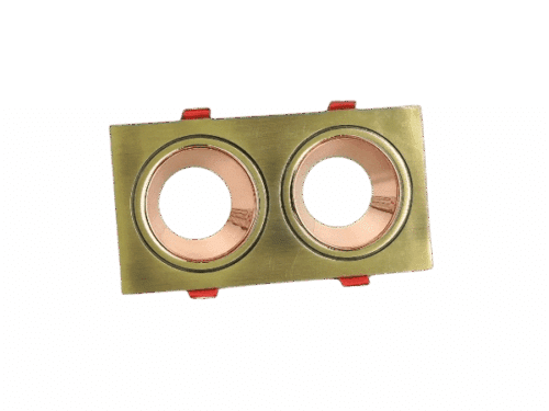 سبوت الومنيوم مربع متحرك جولد ثنائي