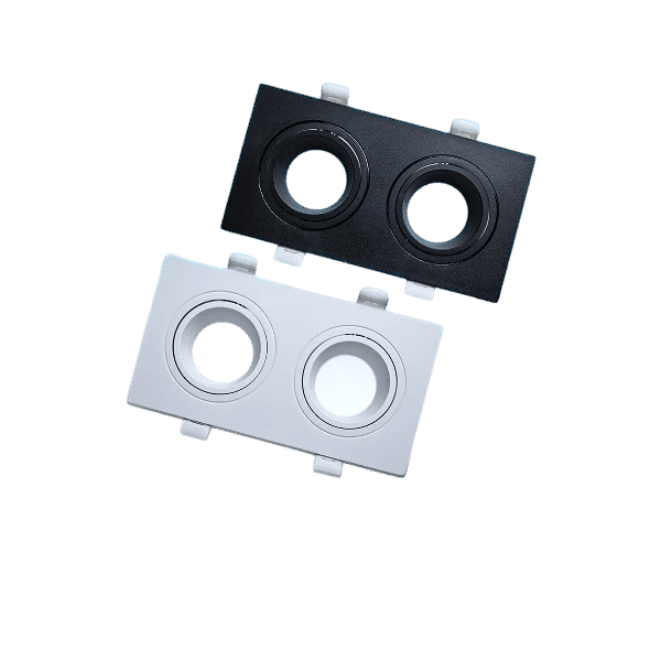 Clh 30 City Lights Hub | المورد الرائد للإضاءة في مصر - سبوت مربع مجوف بلاستك ثنائي